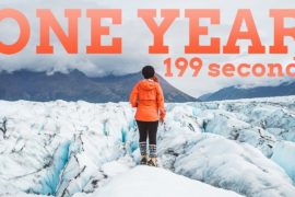 ONE YEAR in 199 SECONDS | 2017 Travel...