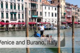 Visiting Venice and Burano Italy